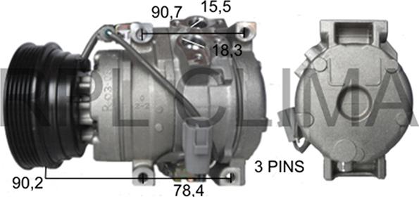 RPLQuality APCOTO0032 - Компресор, климатизация vvparts.bg