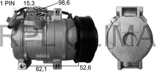 RPLQuality APCOTO0027 - Компресор, климатизация vvparts.bg