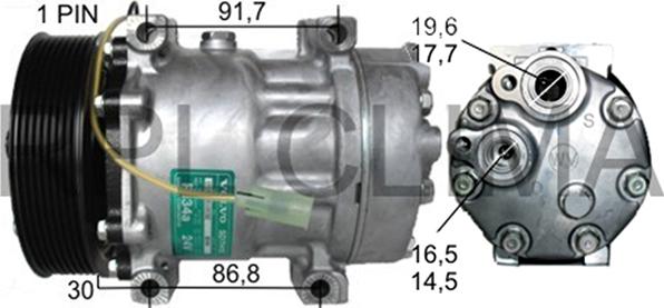 RPLQuality APCOVO5014 - Компресор, климатизация vvparts.bg