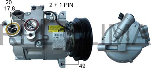 RPLQuality APCOVO0039 - Компресор, климатизация vvparts.bg