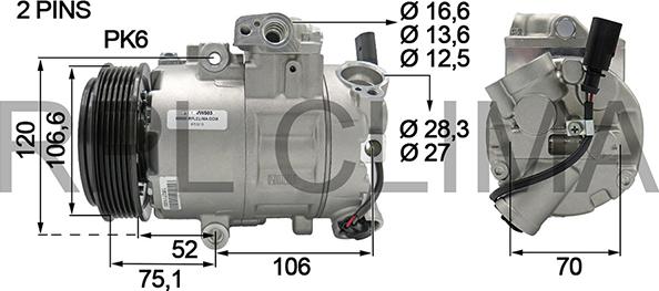 RPLQuality APCOVW0039 - Компресор, климатизация vvparts.bg