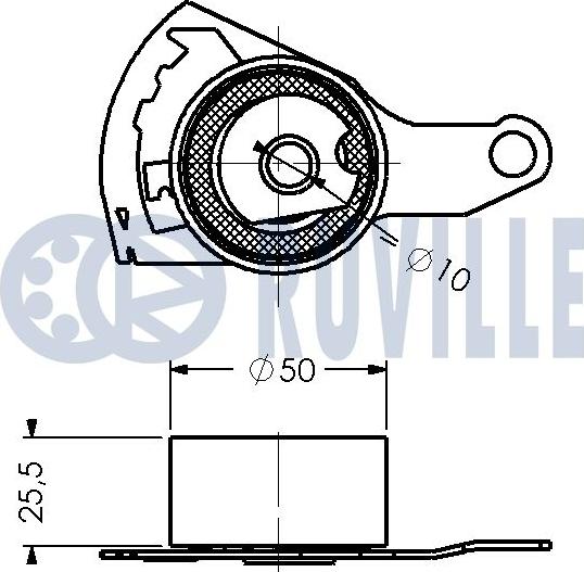 Ruville 540485 - Обтяжна ролка, ангренаж vvparts.bg