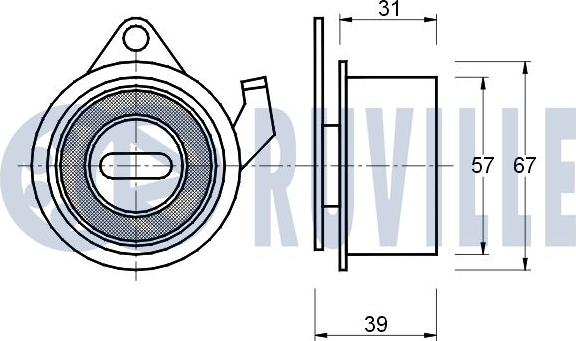 Ruville 540576 - Обтяжна ролка, ангренаж vvparts.bg