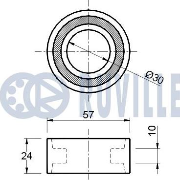 Ruville 540047 - Обтяжна ролка, ангренаж vvparts.bg