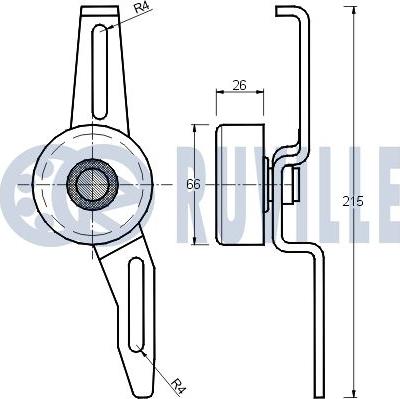 Ruville 540104 - Ремъчен обтегач, пистов ремък vvparts.bg