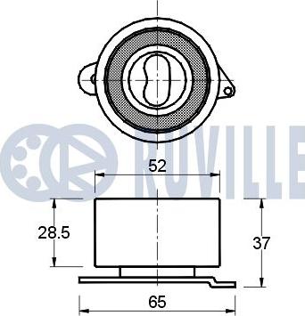 Ruville 540361 - Обтяжна ролка, ангренаж vvparts.bg