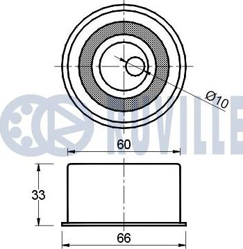 Ruville 540376 - Обтяжна ролка, ангренаж vvparts.bg