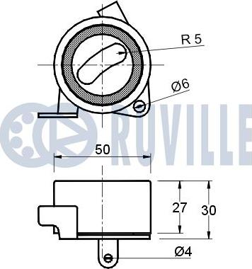 Ruville 540290 - Обтяжна ролка, ангренаж vvparts.bg