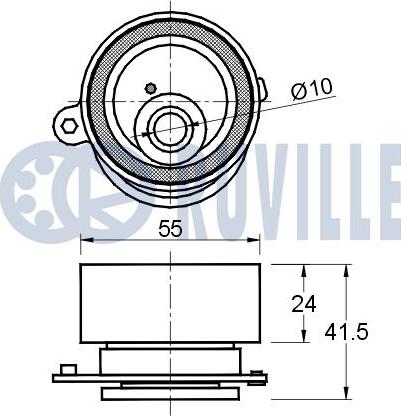 Ruville 541652 - Обтяжна ролка, ангренаж vvparts.bg