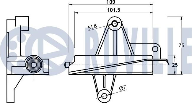 Ruville 541174 - Демпер (успокоител-ртепт.вибр.), зъбен ремък vvparts.bg