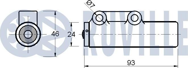 Ruville 541173 - Демпер (успокоител-ртепт.вибр.), зъбен ремък vvparts.bg