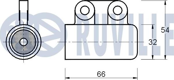 Ruville 541275 - Демпер (успокоител-ртепт.вибр.), зъбен ремък vvparts.bg