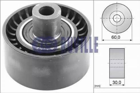 Ruville 55991 - Паразитна / водеща ролка, пистов ремък vvparts.bg