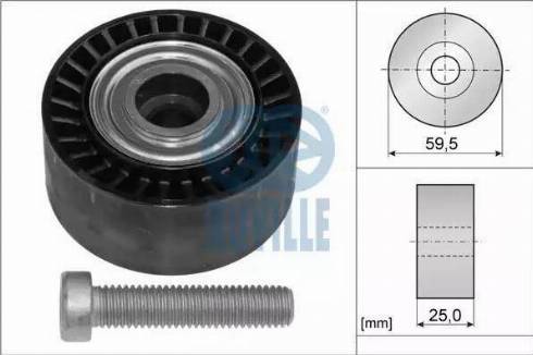 Ruville 55941 - Паразитна / водеща ролка, пистов ремък vvparts.bg