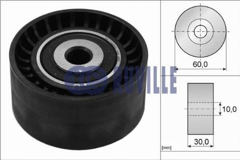 Ruville 55954 - Паразитна / водеща ролка, пистов ремък vvparts.bg