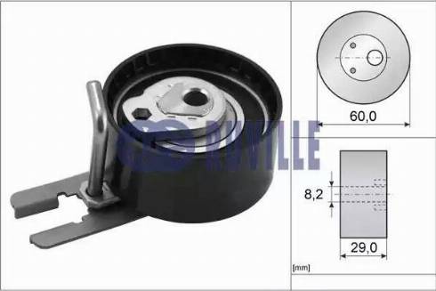 Ruville 55953 - Обтяжна ролка, ангренаж vvparts.bg