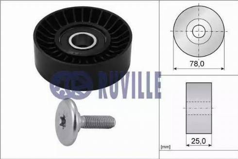 Ruville 55952 - Паразитна / водеща ролка, пистов ремък vvparts.bg