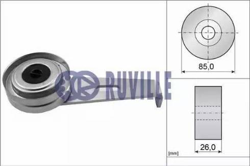 Ruville 55904 - Ремъчен обтегач, пистов ремък vvparts.bg