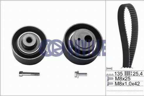 Ruville 5590670 - Комплект ангренажен ремък vvparts.bg