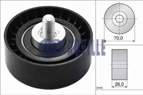 Ruville 55939 - Паразитна / водеща ролка, пистов ремък vvparts.bg