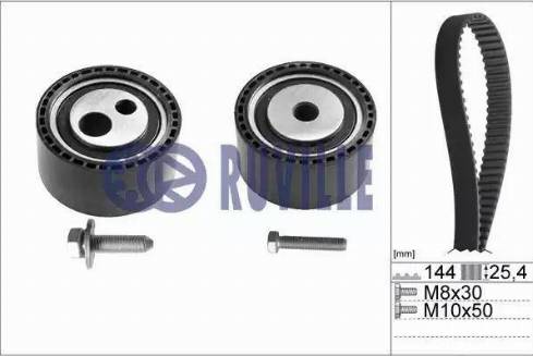 Ruville 5597172 - Комплект ангренажен ремък vvparts.bg