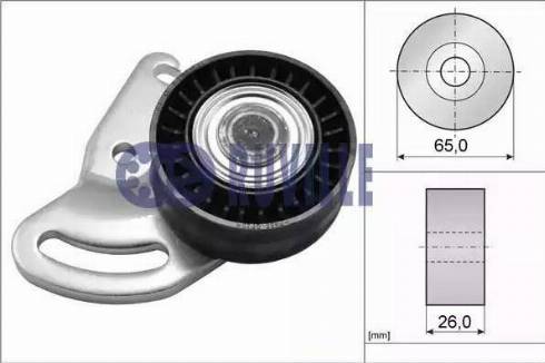 Ruville 55591 - Паразитна / водеща ролка, пистов ремък vvparts.bg