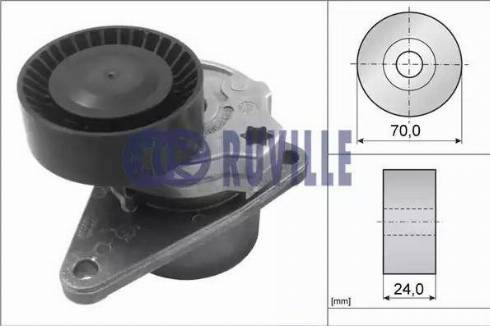 Ruville 55545 - Ремъчен обтегач, пистов ремък vvparts.bg