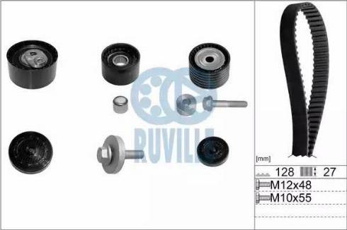 Ruville 5555575 - Комплект ангренажен ремък vvparts.bg