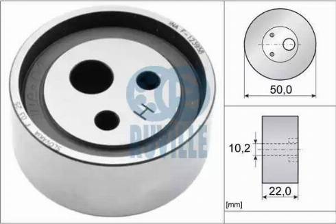 Ruville 55500 - Обтяжна ролка, ангренаж vvparts.bg