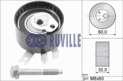 Ruville 55581 - Обтяжна ролка, ангренаж vvparts.bg