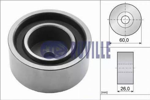 Ruville 55576 - Паразитна / водеща ролка, пистов ремък vvparts.bg