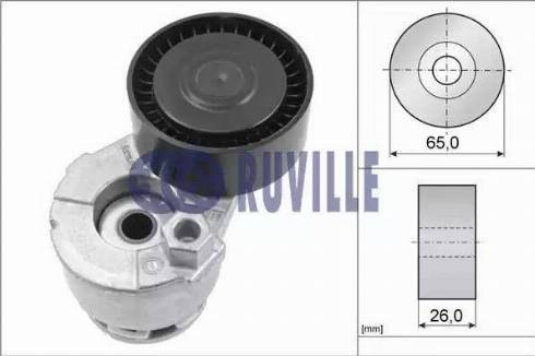 Ruville 55607 - Ремъчен обтегач, пистов ремък vvparts.bg