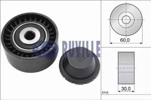 Ruville 55619 - Паразитна / водеща ролка, пистов ремък vvparts.bg