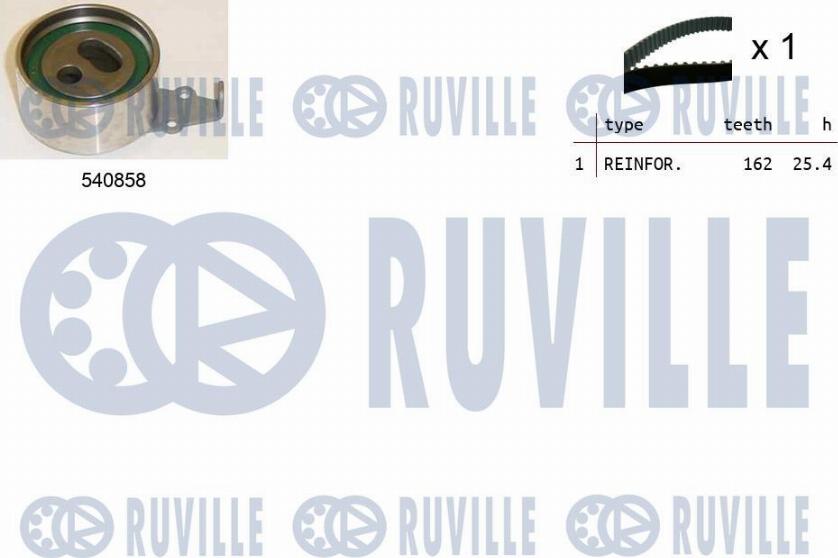 Ruville 550439 - Комплект ангренажен ремък vvparts.bg