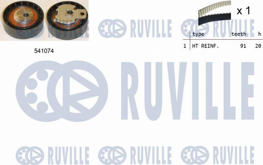 Ruville 550001 - Обтяжна ролка, ангренаж vvparts.bg