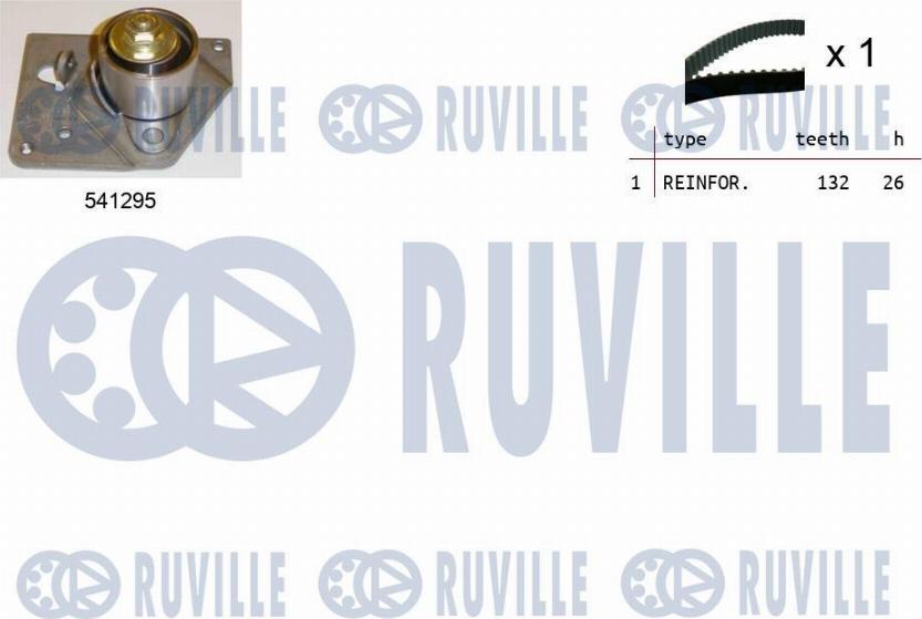 Ruville 550113 - Комплект ангренажен ремък vvparts.bg