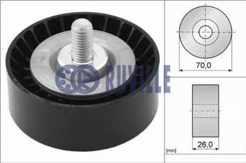 Ruville 55078 - Паразитна / водеща ролка, пистов ремък vvparts.bg