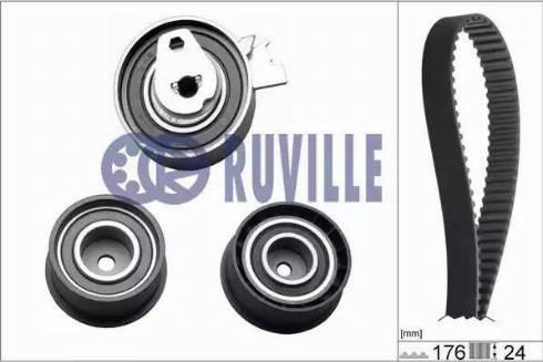 Ruville 5530672 - Комплект ангренажен ремък vvparts.bg