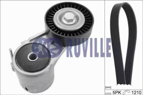 Ruville 5533881 - Комплект пистов ремък vvparts.bg