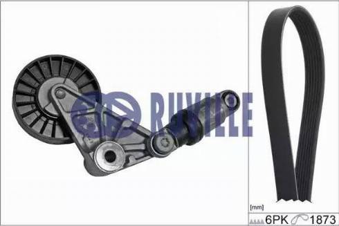 Ruville 5532886 - Комплект пистов ремък vvparts.bg