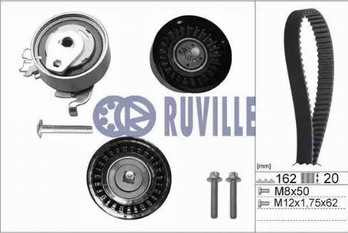 Ruville 5532772 - Комплект ангренажен ремък vvparts.bg