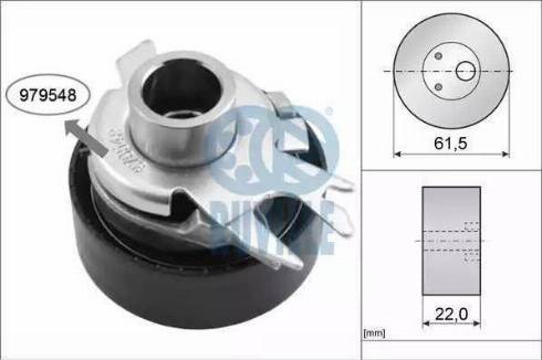 Ruville 55248 - Паразитна / водеща ролка, пистов ремък vvparts.bg