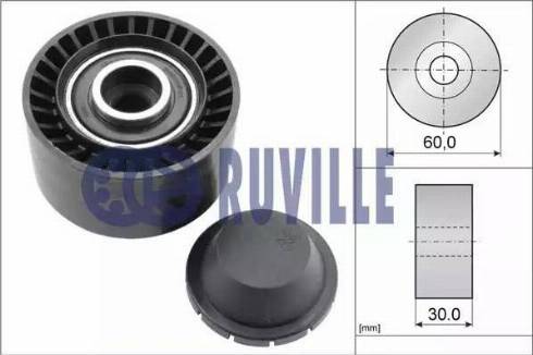 Ruville 55247 - Паразитна / водеща ролка, пистов ремък vvparts.bg