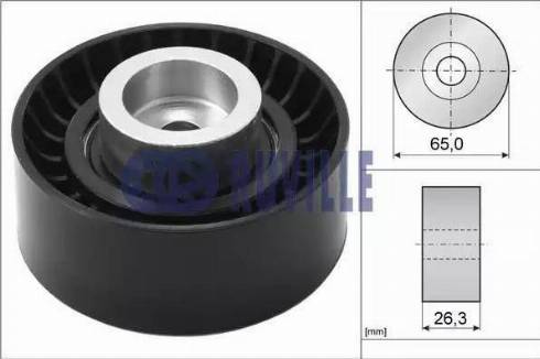 Ruville 55257 - Паразитна / водеща ролка, пистов ремък vvparts.bg