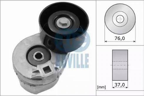 Ruville 55264 - Ремъчен обтегач, пистов ремък vvparts.bg