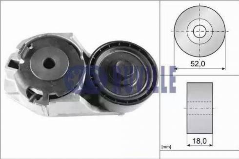 Ruville 55266 - Ремъчен обтегач, пистов ремък vvparts.bg