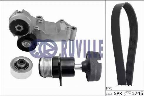 Ruville 5526080 - Комплект пистов ремък vvparts.bg