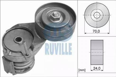 Ruville 55738 - Ремъчен обтегач, пистов ремък vvparts.bg