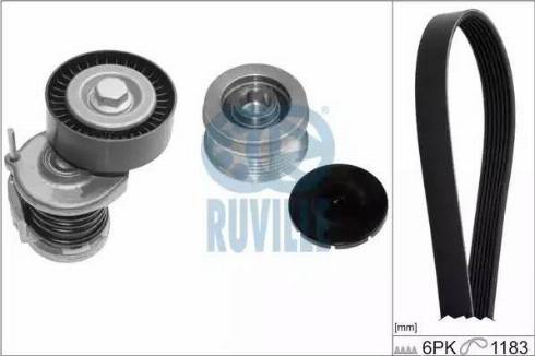 Ruville 5577680 - Комплект пистов ремък vvparts.bg