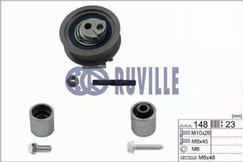 Ruville 5577250 - Ролков комплект, зъбен ремък vvparts.bg